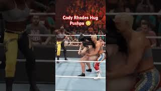 Cody Rhodes Hug Pushpa #codyrhodes #bikini #pushpa #bobbylashley #wwe2k25 #wrestler