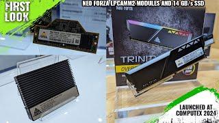 Neo Forza LPCAMM2 Modules, DDR5 Memory And 14 GB/s SSD Launched At Computex 2024