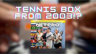 WE GOT THE GOAT! 2003 NetPro International Series Tennis Hobby Box! RAFA/FEDERER/SERENA Rookies!