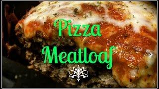 Cast Iron Pizza Meatloaf~