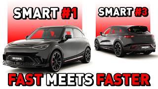 Fast Meets Faster: Smart #1 BRABUS meets SMART #3 BRABUS