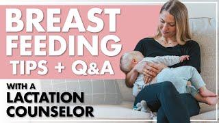 Q&A + BREASTFEEDING TIPS With ME  A Lactation Counselor