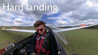 Terrible Landing in a High-Performance Glider