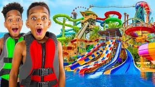 SURPRISING DJ & KYRIE WITH THE BEST WATER PARK EVER | The Prince Family Clubhouse