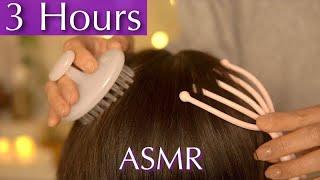 [ASMR] Sleep Recovery #19 | 3 Hours of Heavenly Hair Treatment | Brushing, Massage, Shampoo & More