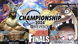 [OP09 FINALS] OP09 Blackbeard vs. OP07 Lucci || Miyagi Wave 2 Finals || One Piece Trading Card Game