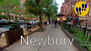 Walking through Newbury Street - Boston HD