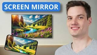 How to Screen Mirror iPhone to Samsung TV (2024)