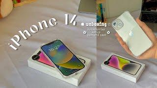 iPhone 14  (starlight) | unboxing, setup, accessories, camera test