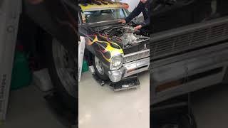 525ci bbc idle and revs! Brutal exhaust sound!