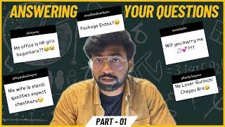 Finally QnA Vlog is out Answering every crazy question #funny #comedy #youtube #teluguvlogs #qna