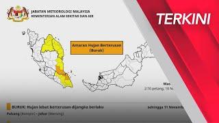 [TERKINI] MetMalaysia | Ribut di 7 negeri, amaran cuaca buruk di Rompin, Mersing