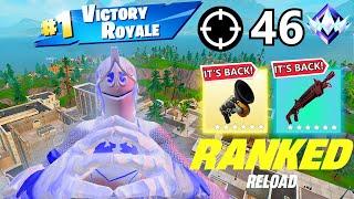 RANKED OG Fortnite Reload | High Kill Gameplay | Keyboard And Mouse | 46 Kills