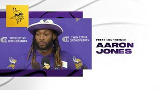 Aaron Jones on Managing His Injury & Vikings at Rams Game on Thursday Night Football