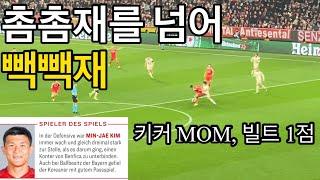 [FanCam] Kim Min-jae’s Stellar Performance, Kicker MOM and Bild Rating 1 (Bayern Munich vs Benfica)