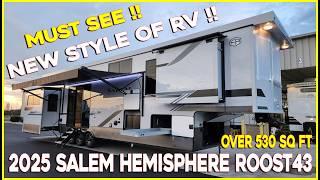 MUST SEE NEW Style of RV! 2025 Salem Hemisphere Roost43 Destination Fifth Wheel @ Couchs RV Nation