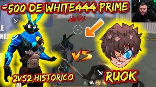 WHITE444 vs RUOKPURO -500 RUOK DESAFÍA A WHITE444 CADA UNO CON SU DUO Y PASA ESTO