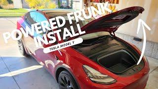 Upgrade Your Tesla Model Y with a Powered Frunk!