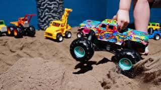 Magical Monster Truck Adventures: Realistic Rides Through All Terrains! Toddlers & Infants 1hr Loop