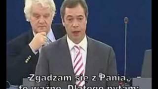 Nigel Farage o euronacjonalizmie Angeli Merkel