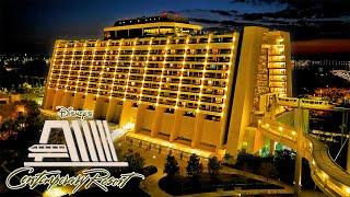 Disney's Contemporary Resort at Night - Empty Hotel Walkthrough & Room Tour at Walt Disney World