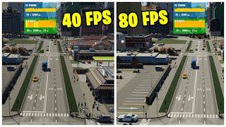 MEHR FPS bei Cities Skylines 2 #citiesskylines2