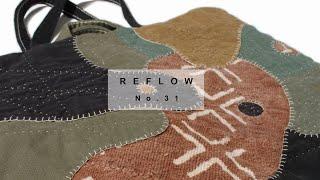 Camo Patchwork Tote / "Reflow No.31" / Making