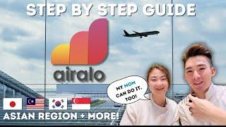 How to setup Airalo Travel eSim for International Travel for iPhone Guide