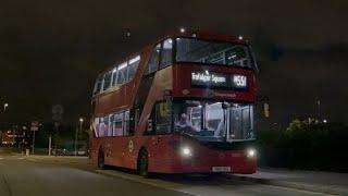 FRV. Stagecoach London Route N551. Gallions Reach Shopping Park - Trafalgar Square. 12503 (SN16 OHS)