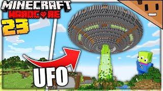 I Built an Alien UFO in Minecraft Hardcore! (#23)