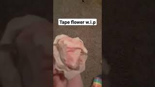 ( tutorial? ) #tape #flowermakingideas #puppetmaking