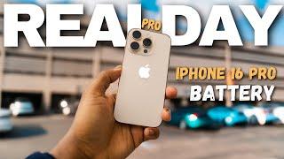 IPHONE 16 PRO // A PRODUCTIVE DAY IN THE LIFE [BATTERY TEST 2024]