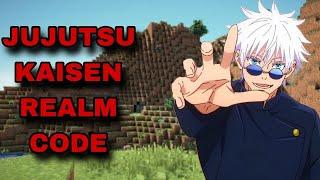 *NEW* BEST JUJUTSU KAISEN REALM CODE FOR MINECRAFT BEDROCK EDITION!