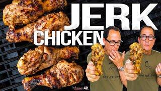 The Best Grilled Chicken I've Ever Made - Jamaican Jerk Chicken | SAM THE COOKING GUY 4K