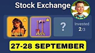 X Empire Daily Investment Funds 27 September | X Empire Daily Combo | Musk Empire Today Combo Cards