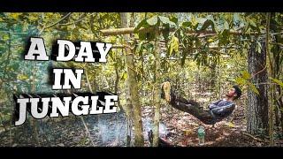 A DAY IN JUNGLE | FULL VIDEO UPLOADED CHECK OUT | #jungle #forest #survival #camping #viral #shorts