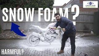 Pressure Wash & Snow Foam | Motorcycle | Harmful?