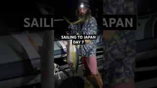 CATCHING BIG EYE TUNA ON A HAND LINE SAILING TO JAPAN #tuna #fishing #sailing #sailingfamily