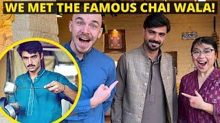 ‼️We met Pakistan's most famous chai wala  (handsome tea-seller): Arshad Khan - PAKISTAN VLOG