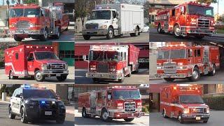 Fire Trucks Police & EMS Compilation 2025 #5: February 2025 Recordings