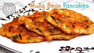 Korean Mung Bean Pancake (녹두 빈대떡, NokDu BinDaeTteok) | Aeri's Kitchen