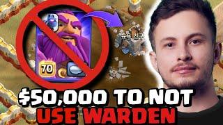 Pato SWAGS Grand Warden in HARD MODE For $50,000 (Clash of Clans)