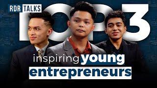 TOP 3 Inspiring Young Entrepreneurs | #rdrtalks