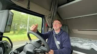 DRIVING A DAF TO HOLLAND WITH NO MIRRORS PT.2