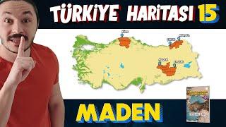 TÜRKİYE'DE  MADENLER - Türkiye Harita Bilgisi Çalışması  (KPSS-AYT-TYT)