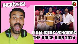 FINAL The Voice Kids PORTUGAL 2024 - Finalistas Vencidos | REACT | Qual o MEU Favorito??