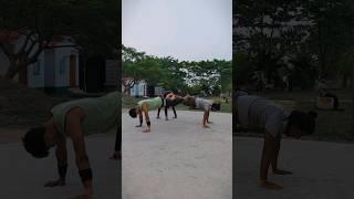 triangle push up challenge | #amanrncvlogs #shorts #calisthenics #pushups #streetworkout #workout