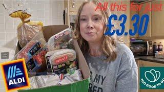 Vlogtober day 24. £3.30 for all this #vlogtober2024 #tgtg #toogoodtogo #aldi #aldihaul #vlogtober