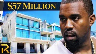 Inside Kanye's Ultra-Modern $57 Million Malibu Mansion