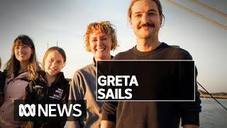 Greta Thunberg catches a lift with Australian sailing couple | ABC News